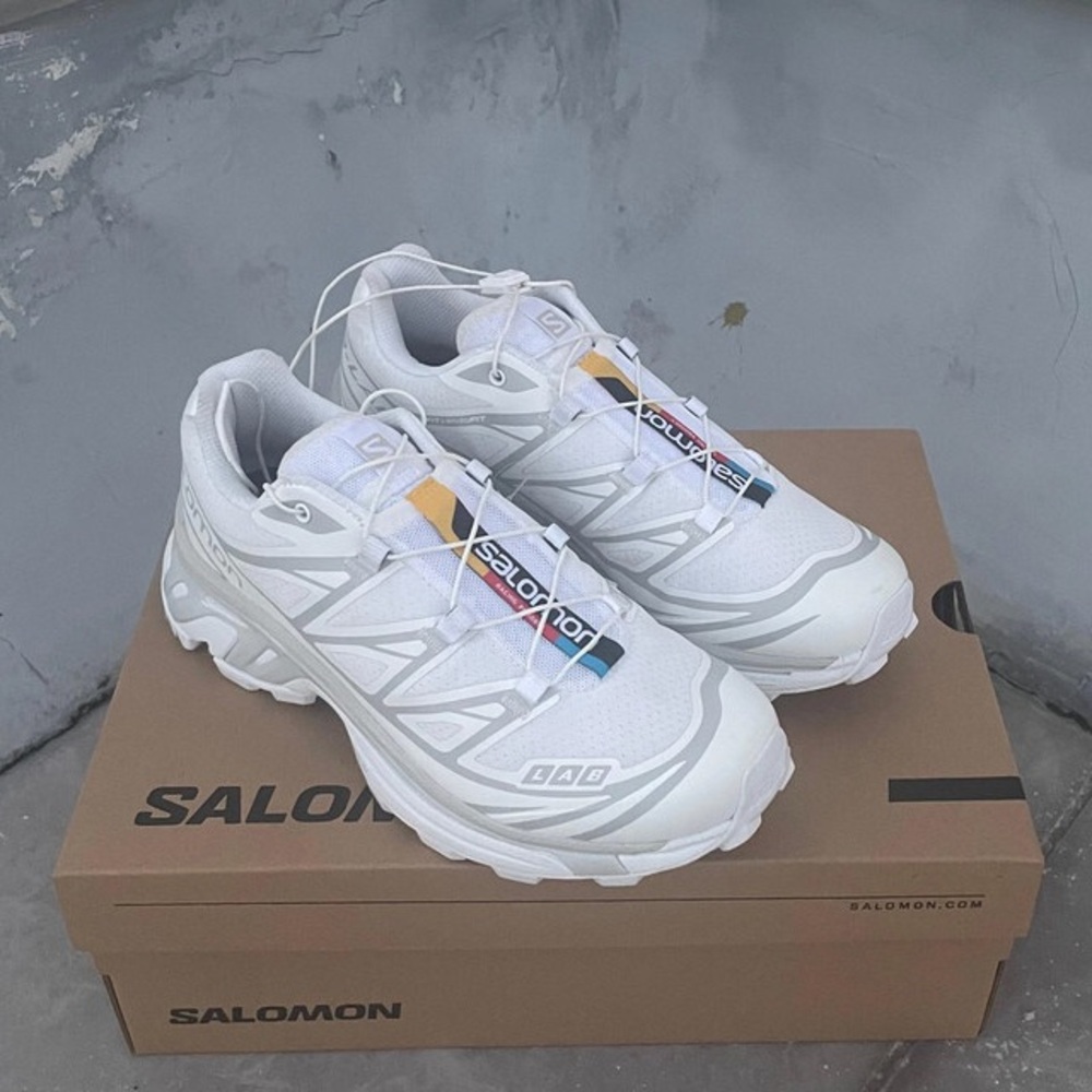 Salomon XT-6 White Women's Sneakers